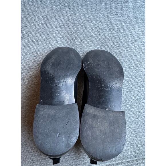 Sezane Low Henri Black Leather Pull On Chelsea Ankle Boots Women's EU 40 US 9 - Picture 6 of 6